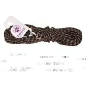 Trine Sporline nylon 4mm med refleks 15meter Sort