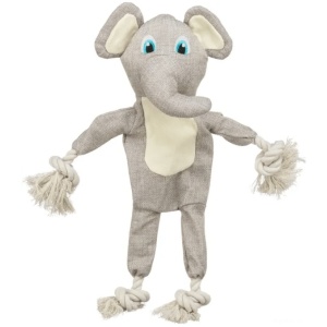 Trixie Elefant i Plysj M/Tau på Innsiden 42cm