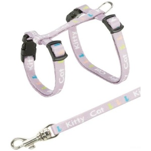 Trixie Junior kattunge Kitten Kitty Cat Sele m. line Lilla