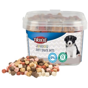 Trixie Junior Soft Snack Dots M/Omega-3 M/Kylling og Laks 140g