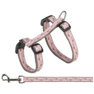 Trixie Kattesele m. line Grå/Rosa