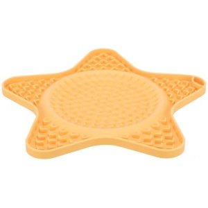 Trixie Lick`n`Snack Matte Silikon Stjerne Gul