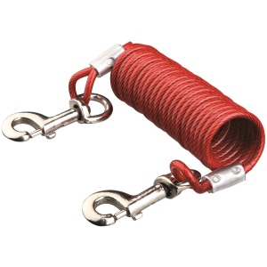 Trixie Løpestreng Spiral M/Stålwire 5m Opptil 50kg