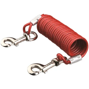 Trixie Løpestreng Spiral M/Stålwire 5m Opptil 50kg
