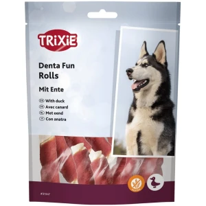 Trixie Tyggerull Natur M/Andefilè Mini 6cm 120g