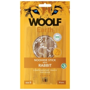 Woolf noohide S kanin sticks 10 stk 13cm