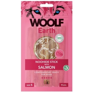 Woolf noohide S laks sticks 10 stk 13cm