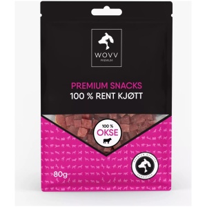 Wovv Godbiter Okse 80g Små biter