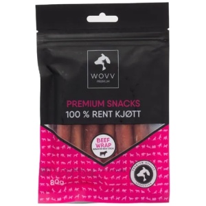 Wovv tyggepinner med oksekjøtt 80g (6pk)