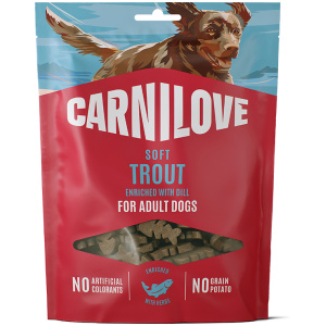 Carnilove Soft Snacks Ørret & Dill 200gr