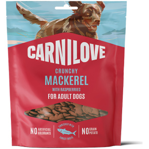 Carnilove Crunchy Snack Makrell & Bringebær 200gr