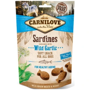 Carnilove Soft Snack Sardin & Ramsløk 200gr