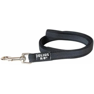 Julius-K9 Super grip line med håndtak 20mm Sort