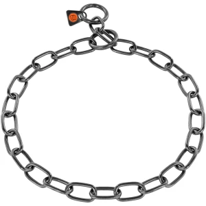 Sprenger Kjettinghalsbånd Medium lenker Sort 3mm