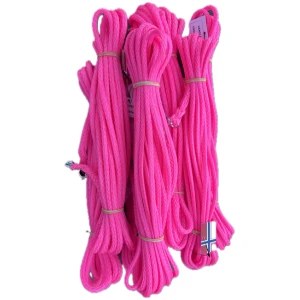 Sporline nylon Hulflettet Rosa 6mm