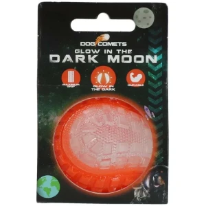 Dog Comets Glow In The Dark Moon Ball S Orange