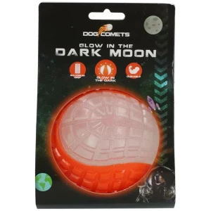 Dog Comets Glow In The Dark Moon Ball L Orange