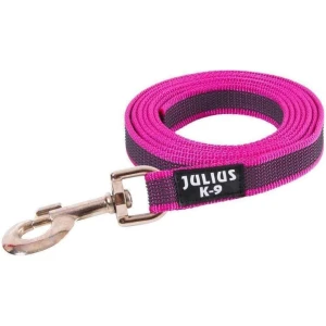 Julius-K9 Super grip line med håndtak 20mm Rosa
