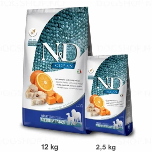 Farmina N&D Ocean Cod Pumpkin & Orange Adult Med/Max