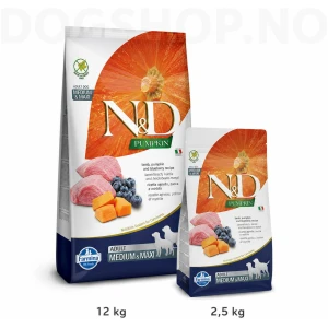 Farmina N&D Pumpkin Lamb & Blueberry Adult Med/Max
