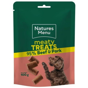 Natures Menu Meaty Treats Beef & Pork 100gr