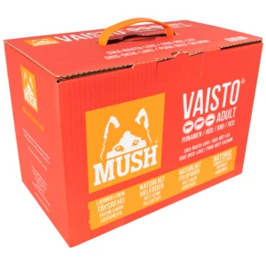 MUSH Vaisto Rød Svin,Storfe,Laks Adult 10 kg Blokk