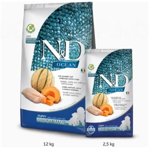 N&D Ocean Cod Pumpkin & Melon Puppy Med/Max